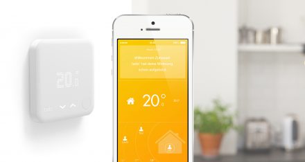Das Smart Thermostat steuert die Innentemperatur (Foto: tado°)