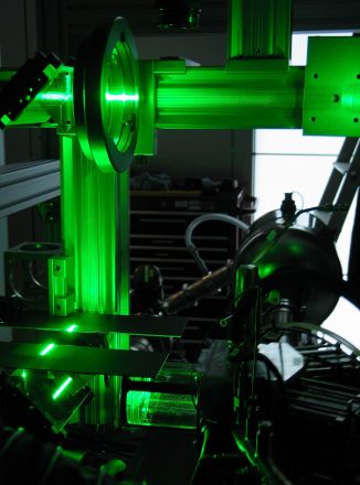 Laser-optische Messung des Ladungswechsel- und Verbrennungsvorgangs im FKLG