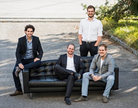 Die Gründer: Daniel Wiegand, Sebastian Born, Matthias Meiner und Patrick Nathen (v.l.) © Lilium Aviation