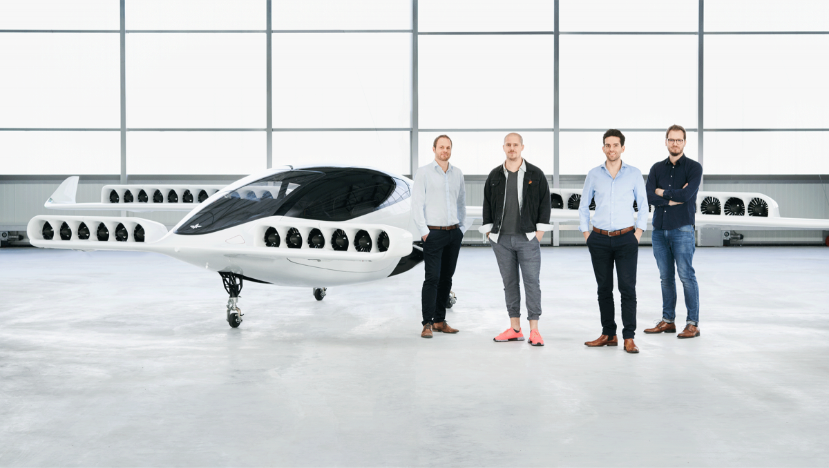 Der neue Prototyp des Flugtaxis Lilium Jet