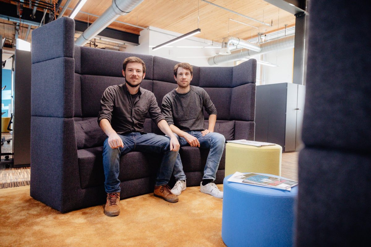 Die Webmag-Gründer David Maus und Christian Wust (r.).