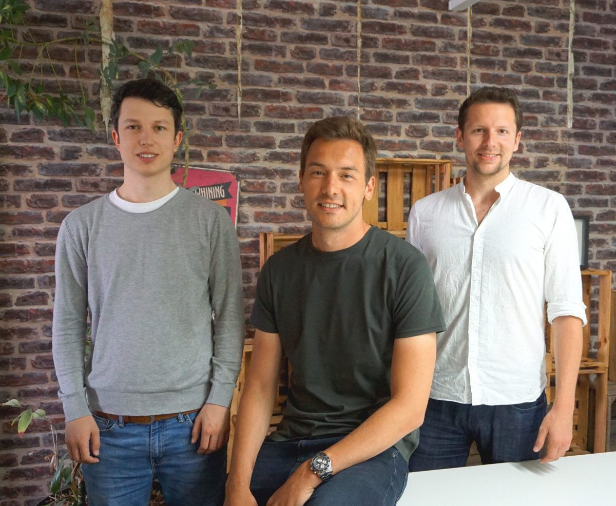 Die Ocell Gründer Felix Horvat, Christian Decher und David Dohmen (v.l.)