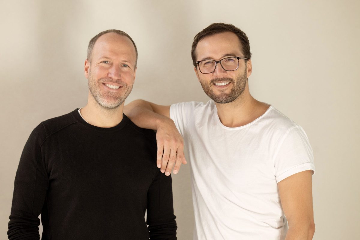 Die Everdrop-Gründer Chris Becker und David Löwe (v.l.).