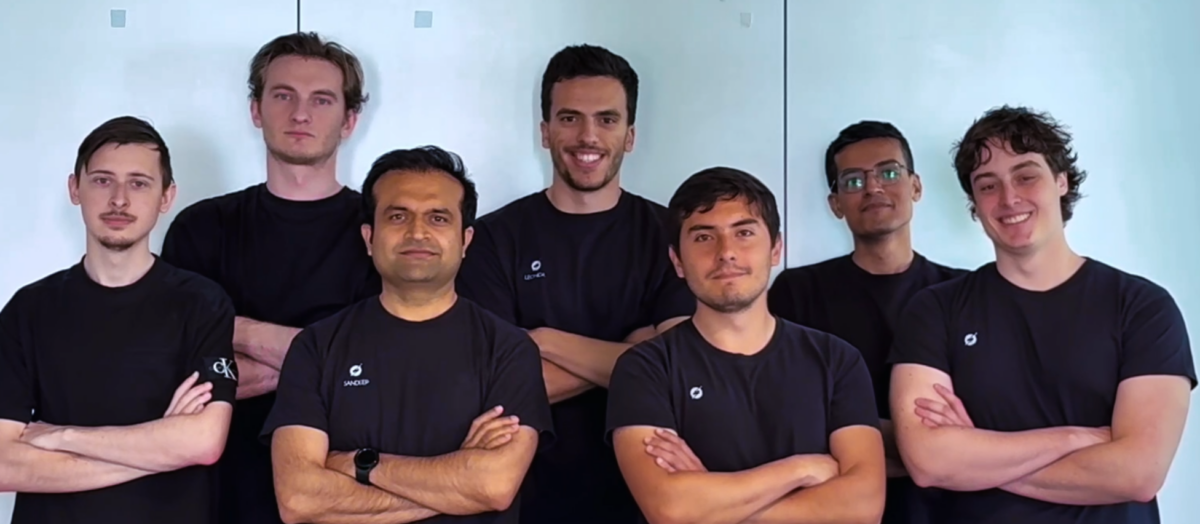 The Project-S team during filming for their company launch campaign.